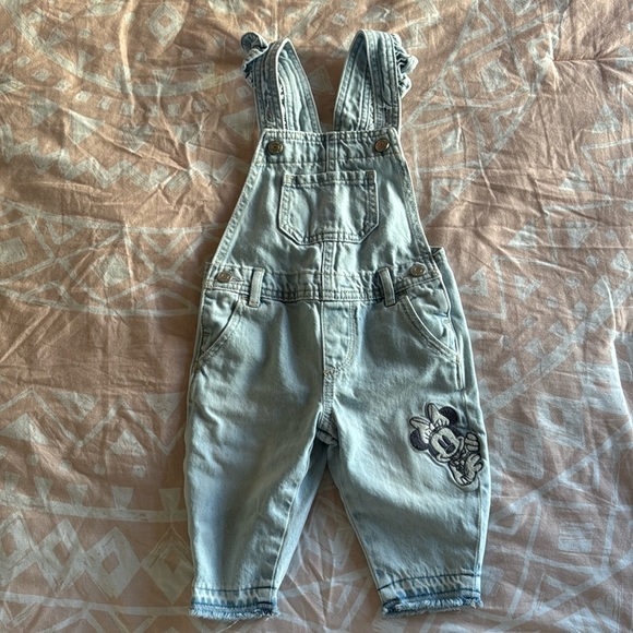 Baby Gap Minnie Mouse Overalls - Picture 1 of 2